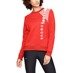 Under Armour Synthetic Fleece Crew Haut Femme After Burn/Radio Red/Blanc (877) FR : Taille Unique (Taille Fabricant : SM)