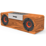 Bluetooth Speaker | 10W Retro Wooden Portable USB TF Card AUX Input Home, Brown