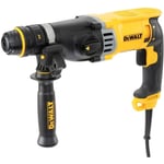 DEWALT Perforateur SDS-Plus Filaire 3J - Marteau Perforateur Puissant à 3 Modes Livré en Coffret de Transport 900W D25144K-QS