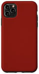 Coque pour iPhone 11 Pro Max Rouge bordeaux uni