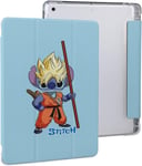 Stitch ? Coque De Protection Antichoc Pour Ipad 2020, Veille/Réveil Automatique, Réglage De L'angle, Mignon, Personnage Transparent, 10.2