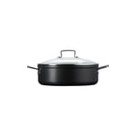 Toughened Non-stick Sauteusegryte Med Glasslokk Ø 28 Cm