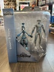 Kingdom Hearts Goofy & Tron Action Figures Diamond Select Series 3 2 Pack new