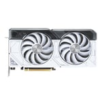 ASUS GeForce RTX 4070 Super 12G DUAL OC WHITE Gaming Graphics Card - 2550MHz Boost Clock, GDDR6X, PCIe Gen 4, DLSS 3, HDMI 2.1a, 3 x DisplayPort 1.4a (Supports 4K & 8K HDR)