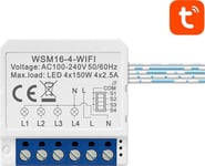 Avatto Wsm16-W4 Tuya Wi-Fi Smart Box Switch