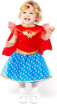 Girls 2-3 yrs Official Wonder Woman DC Superhero Comic Book Fancy Dress Costume