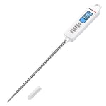 ThermoPro TP01SW Thermometre Cuisine à Lecture Instantané avec Longue Sonde de Cuisson Thermometre Patisserie Numérique pour Boissons Chaudes Termometre Cuison avec Écran LCD avec Rétroéclairage