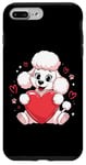 iPhone 7 Plus/8 Plus Cute Poodle Love Heart Valentines Day Poodle Lover Case