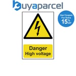 Scan 0761 Danger High Voltage - PVC 200 x 300mm SCA0761