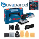 Bosch GSS 18V-13 18V Cordless Orbital Palm Sander - 3 x Sanding Plates Lboxx