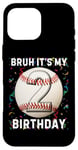 iPhone 16 Pro Max It's My 2nd Birthday Baseball 2 Year Old Boy Girl Case