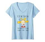 Womens Rugrats Cynthia Trendsetting Since The '90s Haircut V-Neck T-Shirt