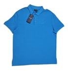 Armani Jeans Mens Blue Polo Size UK XL 40-41" Chest 8N6F12 6J0SZ C: 1520