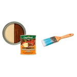 Cuprinol 750ml Garden Furniture Stain - Clear & Silverline Synthetic Paint Brush 50mm / 2" (367969)