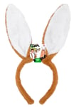 Peter Rabbit Style Brown Bunny Ears on Headband