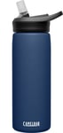 Camelbak Drikkeflaske Eddy+ Vacuum Navy Drikkeflaske Vaccum Insulated 0,6L