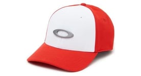 Casquette oakley tincan blanc rouge