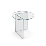 Friends & Founders - Pond Lounge Table Small Clear Glass - Pienet pöydät & sivupöydät - Ida Linea Hildebrand - Läpinäkyvä - Lasi