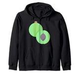 Really Like Amla Fruit Indian Gooseberry Zip Hoodie