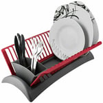 Kitchen Dish Drainer Rack Cutlery Section Compact Dryer Camping Sink Washing 