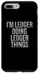 Coque pour iPhone 7 Plus/8 Plus Je suis Ledger qui fait Ledger Things Funny Vintage