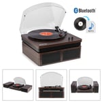 RP168DW Bluetooth Vinyl Record Player with Speakers, USB to MP3 Conversion