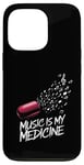 Coque pour iPhone 13 Pro Music is my Medicine for Music Lovers for a Music Lover