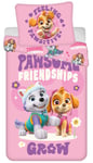 Lasten vuodevaatesetti Paw Patrol Pawsitive Microfibre 140×200 cm, 70×90 cm