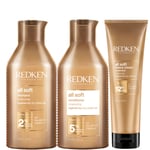 Pack soins adoucissants REDKEN ALL SOFT - cheveux épais (3 produits)