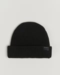 Gloverall Fisherman Lambswool Beanie Black