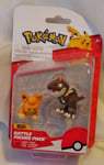 Pokemon Battle Figure 2 Pack   Tyrunt, Pawmi,  New & Sealed