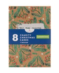 Box of 8 The Season To Be Jolly Samaritans Charity Christmas Cards In Wallet