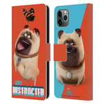 THE SECRET LIFE OF PETS 2 II FOR PET'S SAKE LEATHER BOOK CASE FOR APPLE iPHONE