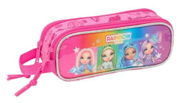 RAINBOW HIGH SHINE Trousse double pour enfant, idéale pour les enfants d'âge scolaire, confortable et polyvalente, qualité et résistance, 21 x 6 x 8 cm, multicolore, M, Décontracté