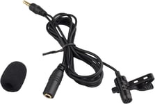 Lavalier Microphone Omnidirectionnel À Condensateur Avec Pr Casque 3,5 Mm Pour Iphone Android, Pc, Pour Interview, Vidéoconférence, Podcast, Dictaphone, Etc.