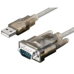 USB 2.0 til seriel RS232 adapter - 1.5 m