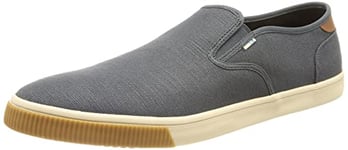 TOMS MEN BAJA Dark Slate Heritage Canvas UK6