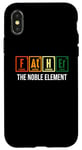 iPhone X/XS Father The Noble Element Funny Retro Science Fathers Day Case