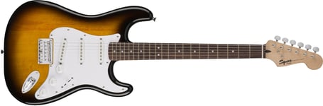 Squier Bullet Stratocaster Hard Tail, Laurel Fingerboard Brown Sunb