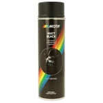 MOTIP Peinture Bombe Aérosol Spray de Peinture Toutes Surfaces - Noir - Mat - 500 ml - Ref. 04006