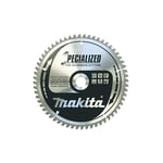 B-09612 190 X 20 MM 60TOOTH spécialisé en aluminium lame de scie à onglet - Makita