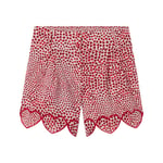 Stella McCartney Kids Hjärtmönstrade Kortärmade Shorts Röd | Röd | 5 years