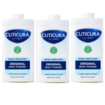 3 X Cuticura Mildly Medicated Talc Talcum Powder 150g - Skin Soothing Allantoin