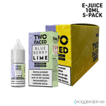 Two Faced | Blueberry Lime 10ml E-Juice 14mg Saltnikotin 5pack