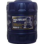 Mannol 20 Litre Multifarm STOU 10W-30 Engine Oil 2501 API GL-4 ACEA E3 Universal All Season Semi-Synthetic