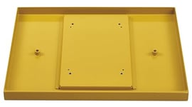 Proxxon Bac récupérateur de copeaux (L x l x H) 388 x 308 x 24 mm, couleur jaune, pour micro fraise MF 70, fraises fines FF 230 et FF 250/BL) 24116