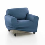 SOFAKOVER® Housse pour canapé Pocket Super élastique, Housse de canapé 1 Place, au Design Exclusif, Respirante, Confortable et Durable, Facile à Installer, 70 à 110 cm, Bleu Ciel