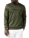 O'Neill Men's Rutile Crew Fleece Skifleece Langarmshirt Ski Funktionsshirt Crewneck T-Shirt, Forest Night, XS