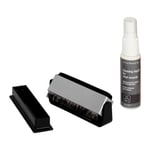 VINYL RECORD CLEANING KIT - SPRAY, BRUSH & VELVET PAD by VIVANCO