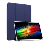 BXGH Tasche für iPad Pro 11 Zoll 2022 (4. Generation)/2021 (3. Generation)/2020 (2. Generation), iPad Smart Case, Wecker/ Auto-Sleep - Marineblau